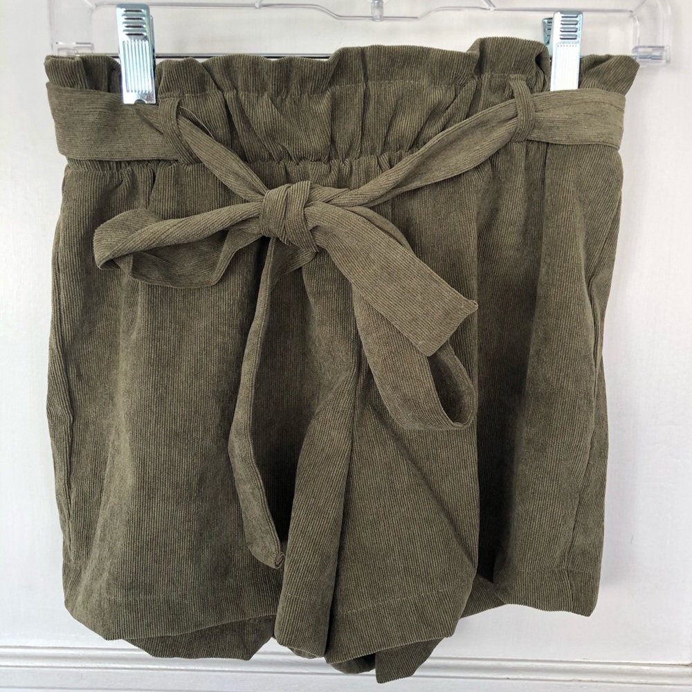 Corduroy shorts